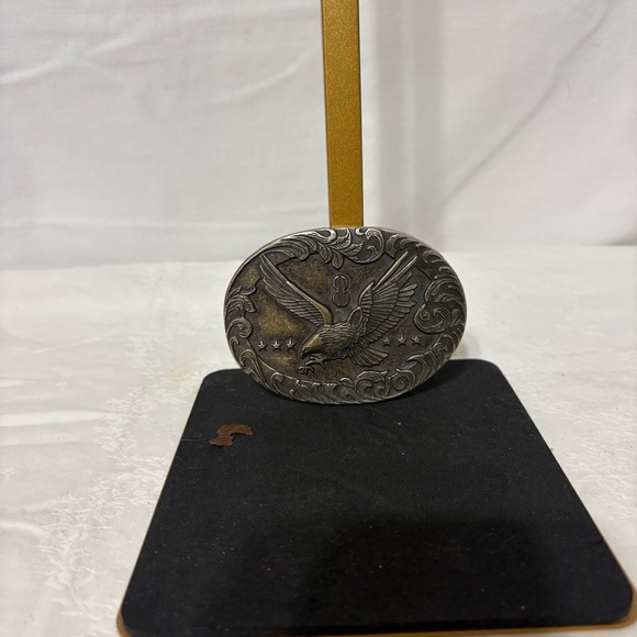Vintage Silver Eagle Belt Buckle - Picture 2 of 6
